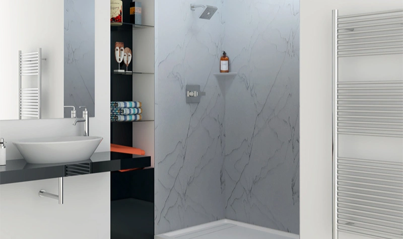 thin stone shower panels Utah
